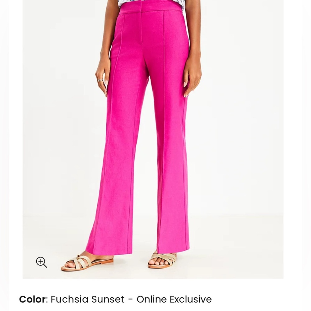 Ann Taylor Loft Twill flare pants